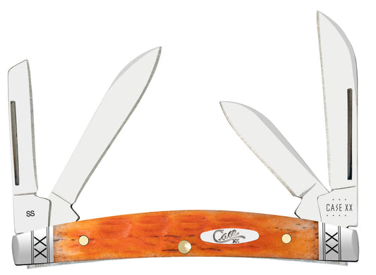 Crandall Jig Cayenne Bone Small Congress Knife Front View