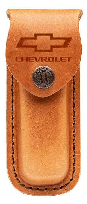 Front view of the Chevrolet® Medium Brown Leather Sheath