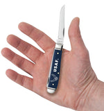 U.S. Air Force™ Embellished Smooth Navy Blue Synthetic Mini Trapper in Hand