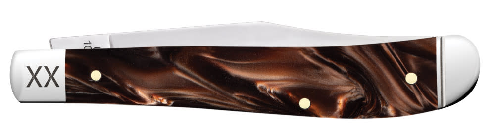 Smooth Caramel Swirl Kirinite® Slimline Trapper Closed