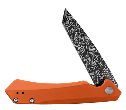 Embellished Orange Anodized Aluminum Kinzua® Front View