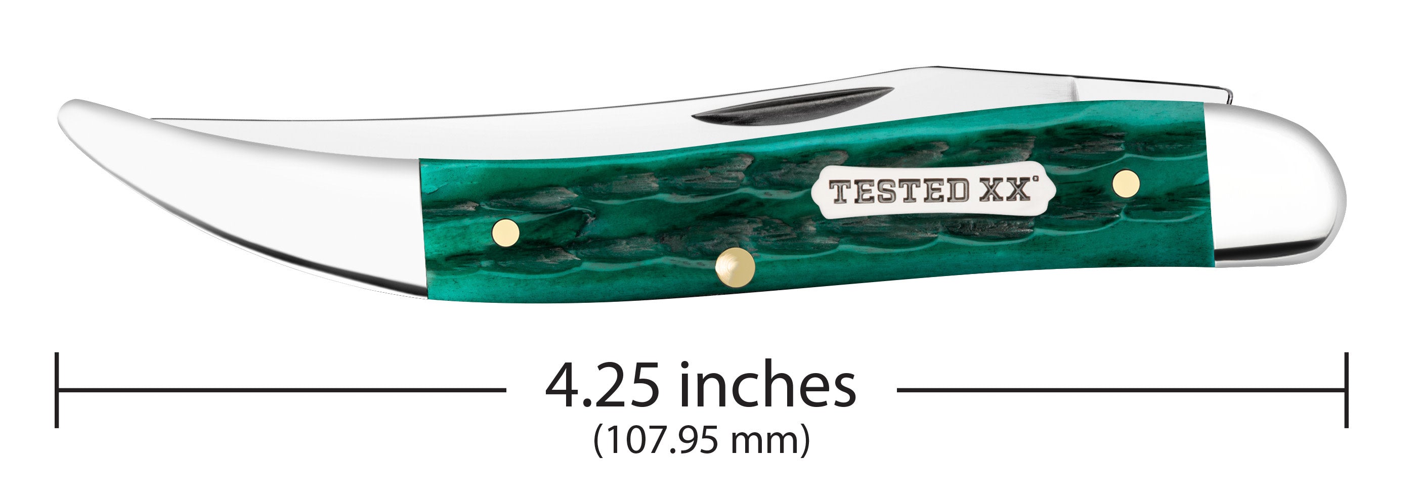 Kinfolk Jig Jade Bone Medium Texas Toothpick Knife Dimensions