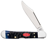 Rogers Jig Navy Blue Bone Mini CopperLock® Knife Front View