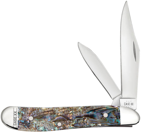 Smooth Abalone Peanut Knife Front View