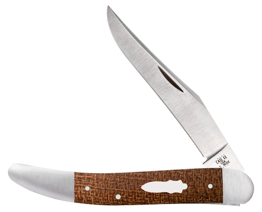 Smooth Natural Burlap Micarta® Old Dog Open