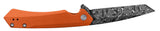Embellished Orange Anodized Aluminum Kinzua® Open (Front)