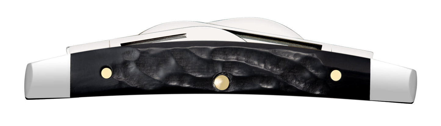 Jigged Rough Black® Synthetic Small Congress Knife Closed