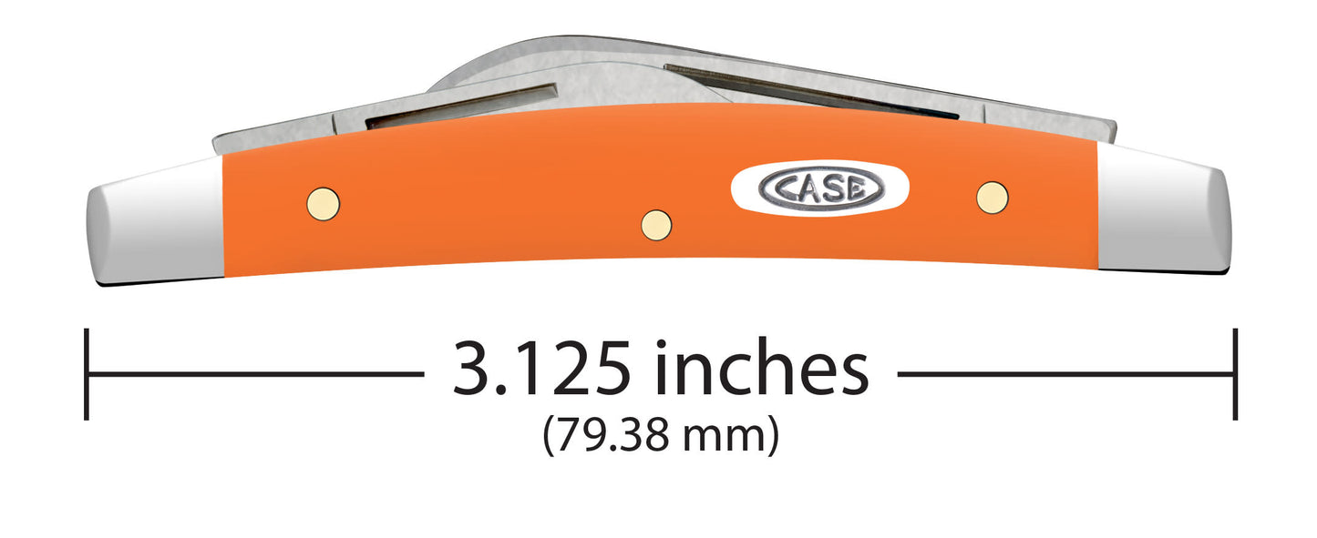 Smooth Orange Synthetic Small Congress Knife Dimensions