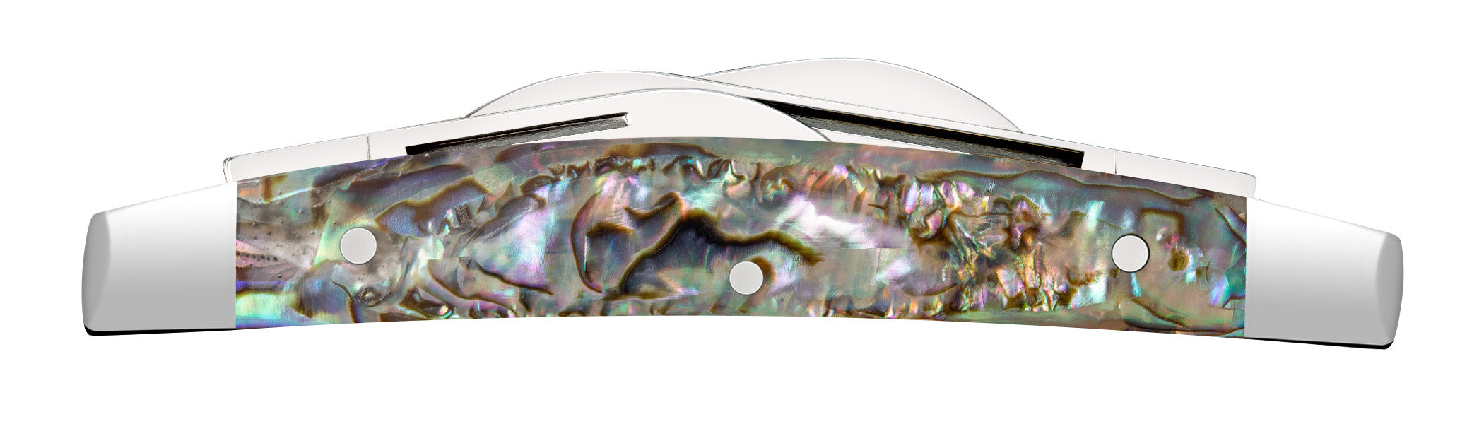 Smooth Abalone Small Congress Knife Closed