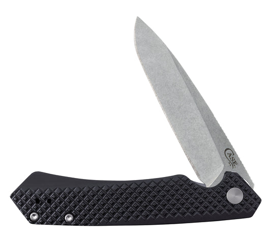 Embellished Black Anodized Aluminum Kinzua® Knife Open