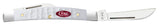 Standard Jig White Synthetic Small Congress Knife Open