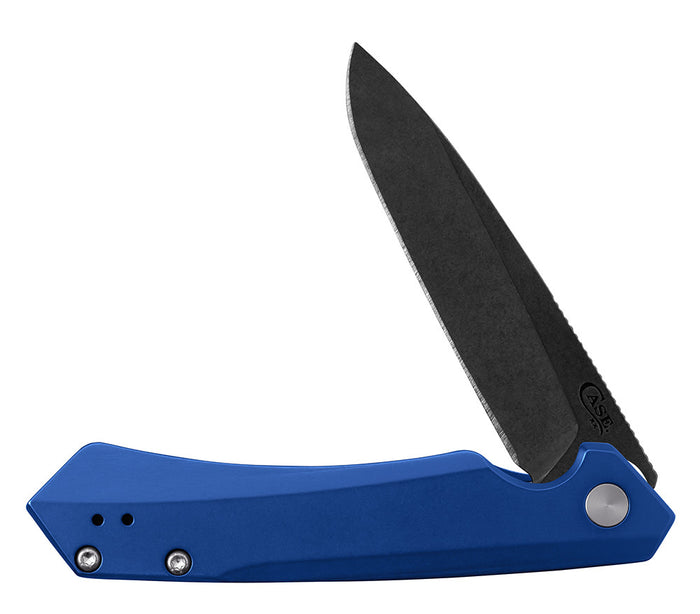 Blue Anodized Aluminum Kinzua® with Spear Blade Front View