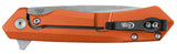 Orange Anodized Aluminum Kinzua® Knife Open