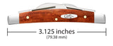 Smooth Chestnut Bone Small Congress Knife Dimensions