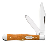 Natural Canvas Micarta® Small Swell Center Jack Knife Front View