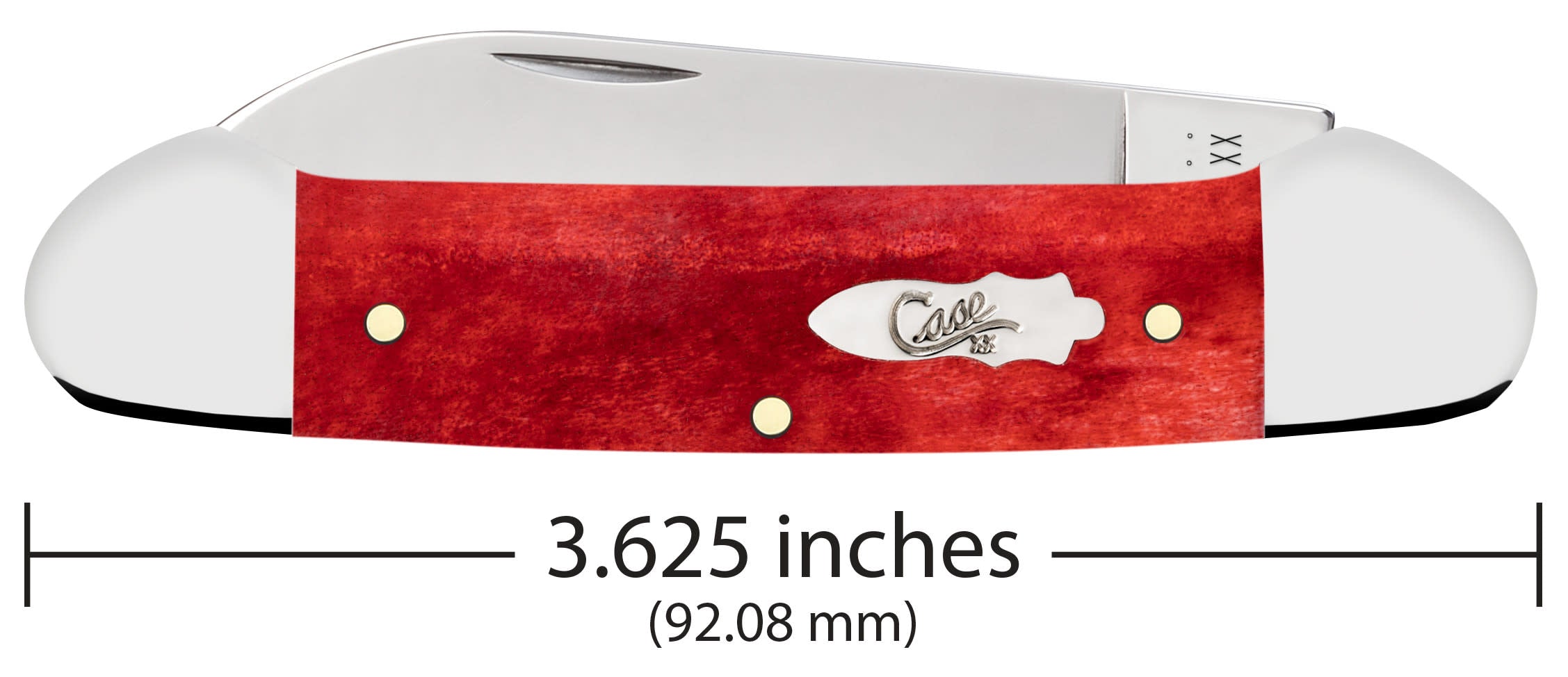 Smooth Old Red Bone Canoe Knife Dimensions