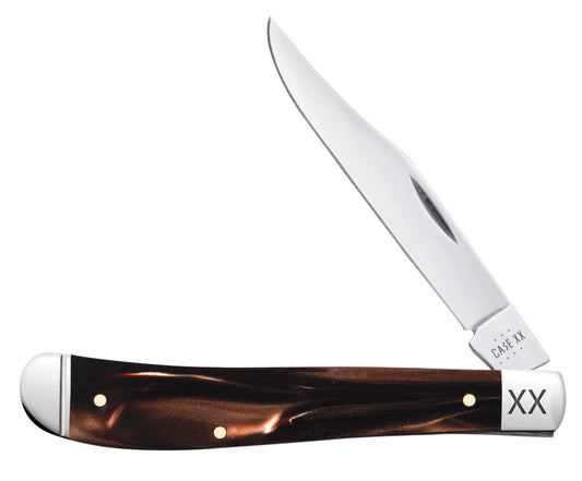 Smooth Caramel Swirl Kirinite® Slimline Trapper Front View