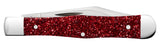 Ruby Stardust Kirinite® Small Swell Center Jack Knife Closed