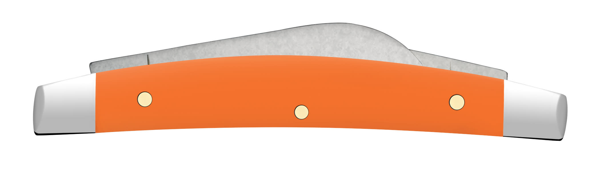Smooth Orange Synthetic Small Congress Knife Closed