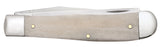 Ducks Unlimited® 85th Anniversary Embellished Smooth Natural Bone Trapper Knife Closed