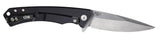 Black Anodized Aluminum Marilla® with Black G-10 Inlay Front of Knife Open