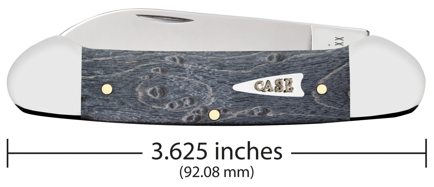 Smooth Gray Birdseye Maple Canoe Knife Dimensions