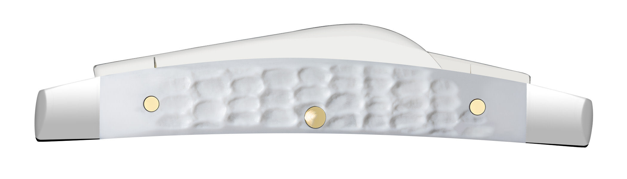 Standard Jig White Synthetic Small Congress Knife Closed