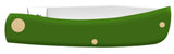Smooth Green Synthetic Sod Buster Jr® Knife Closed