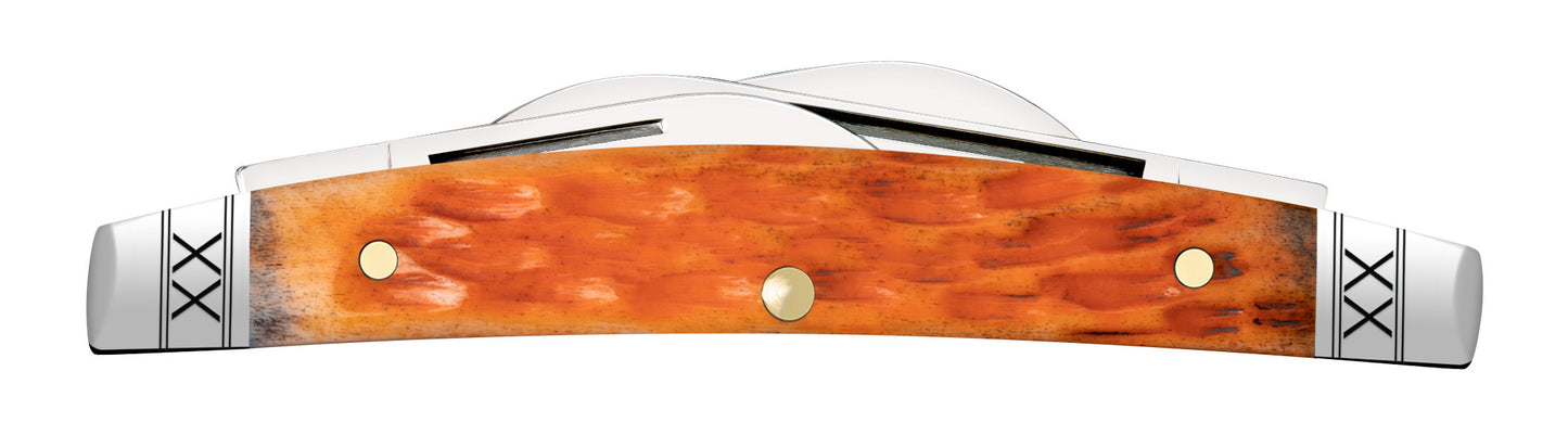 Crandall Jig Cayenne Bone Small Congress Knife Closed