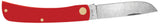 American Workman Smooth Red Synthetic CS Sod Buster Jr® Knife Open